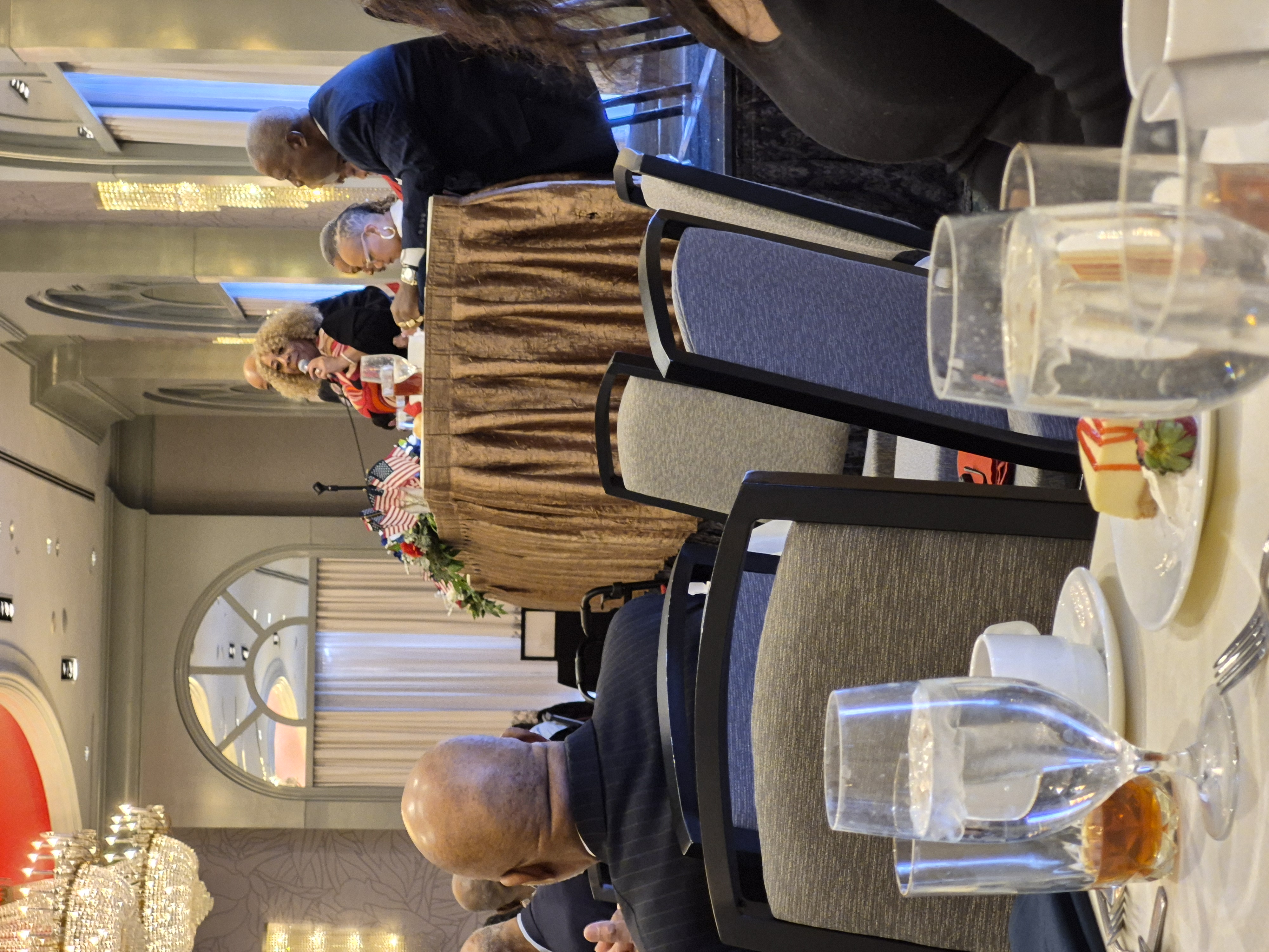 National Freedom Day Luncheon — presentation during the program.