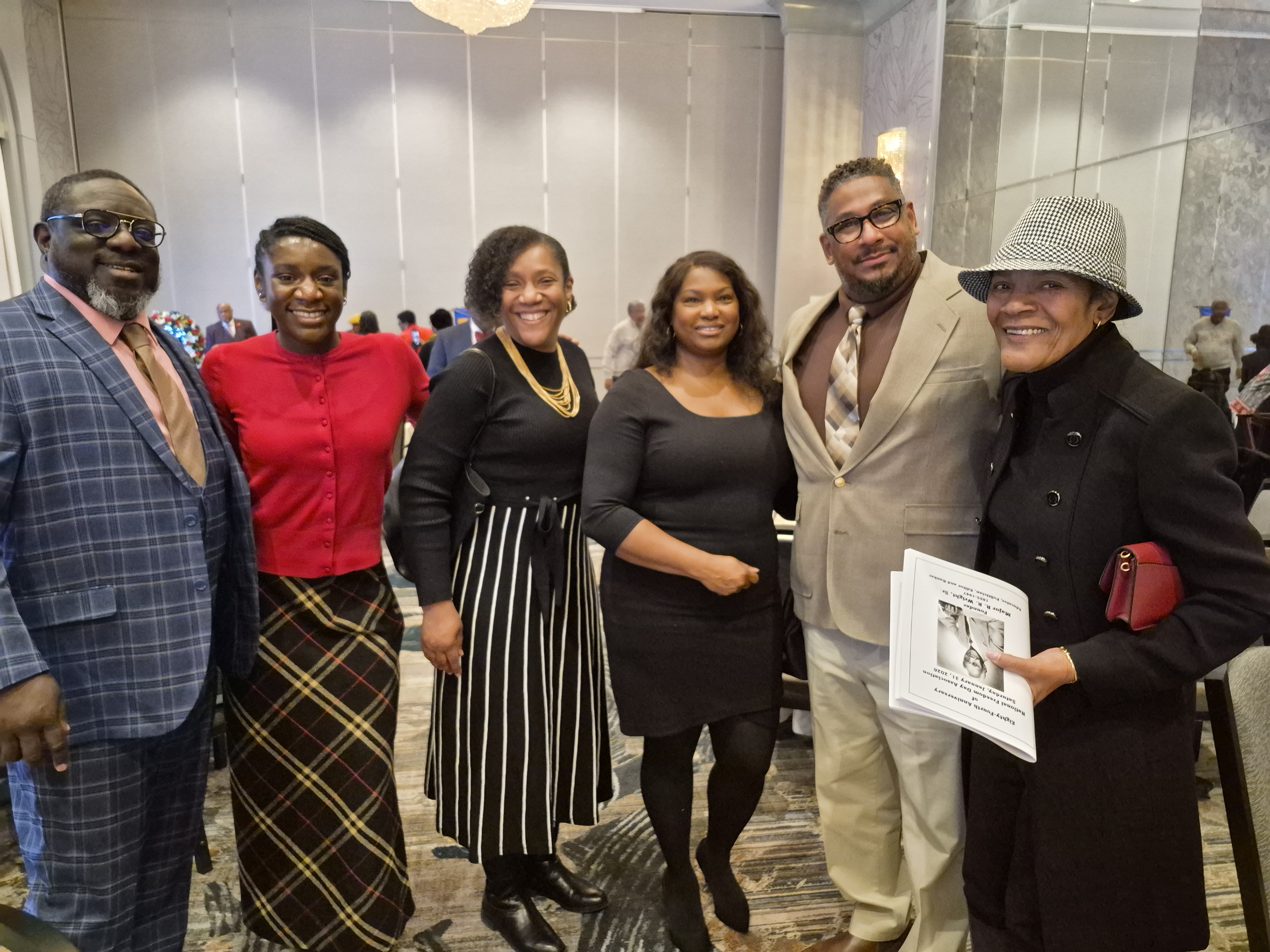 National Freedom Day Luncheon — closing remarks and fellowship.